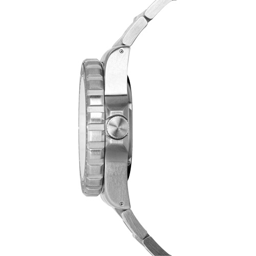 Grande montre automatique de plong&eacute;e &eacute;dition arctique GSAR avec bracelet en acier inoxydable, Num&eacute;rique, &agrave; piles, 41 mm, Argent Chandler Sales