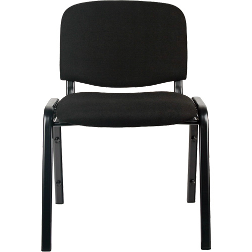 Stacking Chairs, Fabric, 32" High, 250 lbs. Capacity, Black Chandler Sales