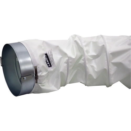 White 12" x 12' Distribution Ducting Kit, Adapter & Clamp Chandler Sales