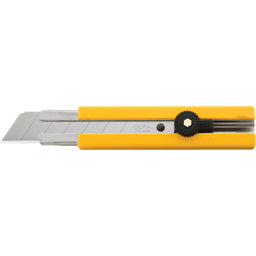 Couteau, 25 mm, Acier au carbone, Robuste, Prise en Plastique Chandler Sales