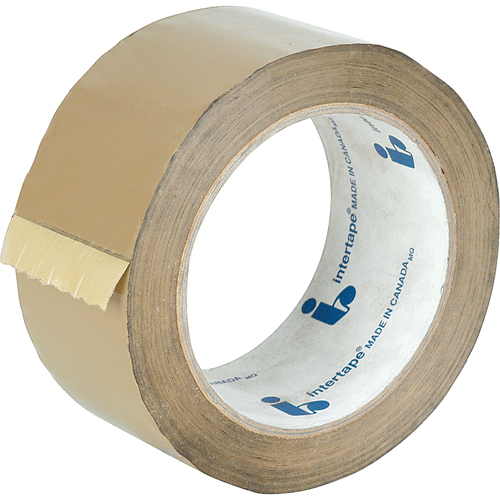 Box Sealing Tape, Hot Melt Adhesive, 2 mils, 48 mm (1-22/25") x 100 m (328') Chandler Sales