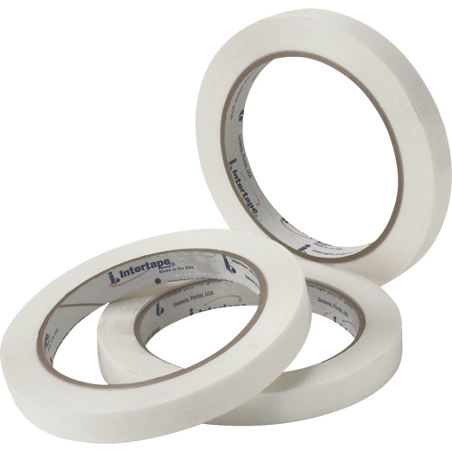 White General Purpose Strapping Tape, 2.7 mils Thick, 18.288 mm (18/25") x 54.864 m (180')  Chandler Sales