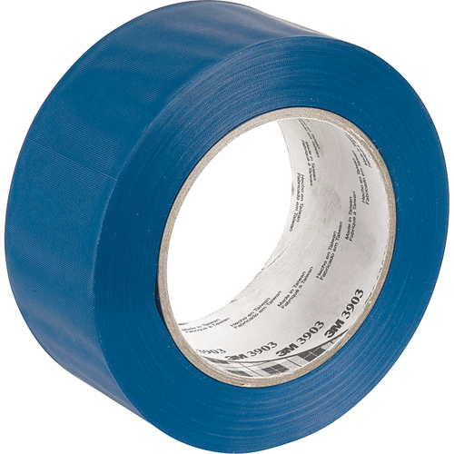 3903 Vinyl Duct Tape, 50 mm (2") W x 45.5 m (149.25') L, 6.3 mils, Blue Chandler Sales