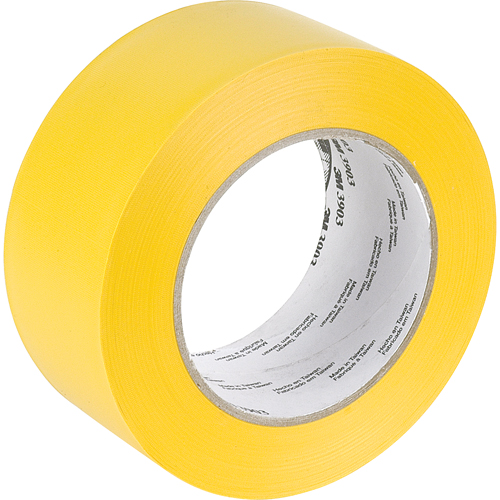 Rubans adh&eacute;sifs en vinyle 3903, 50 mm (2") la x 45,5 m (149,25') lo, 6,3 mils, Jaune Chandler Sales