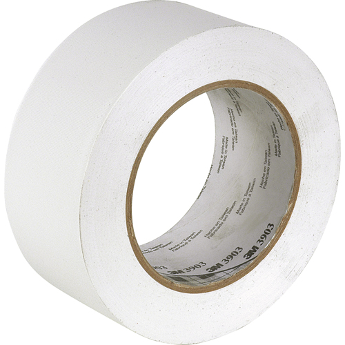 3903 Vinyl Duct Tape, 50 mm (2") W x 45.5 m (149.25') L, 6.3 mils, White Chandler Sales