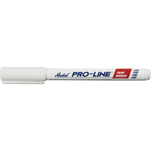 Marqueurs &agrave; peinture fins Pro-Line, Liquide, Blanc Chandler Sales