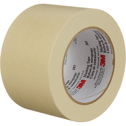 Highland 203 Masking Tape, 72 mm (3") x 55 m (180'), Beige Chandler Sales