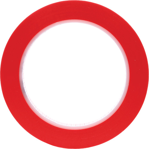 471 Vinyl Tape, 12 mm (1/2") W x 32.9 m (108') L, 5.3 mils, Red Chandler Sales