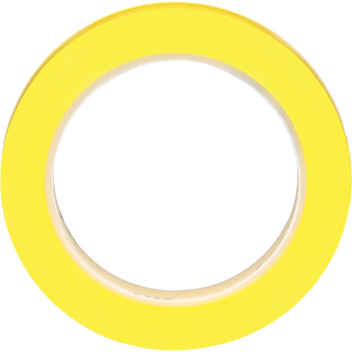 471 Vinyl Tape, 12 mm (1/2") W x 32.9 m (108') L, 5.3 mils, Yellow Chandler Sales