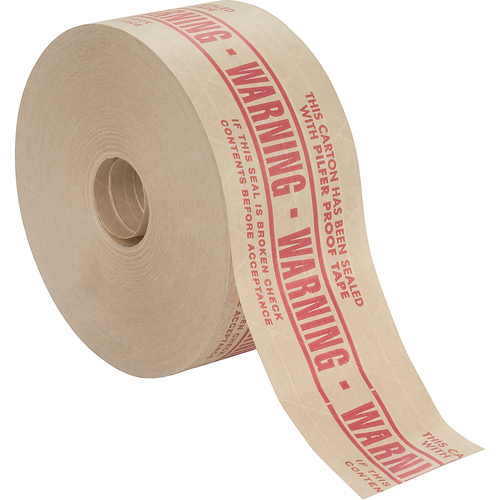 Pre-Printed Gummed Tapes, 72 mm (2-4/5") x 137 m (449.475'), Kraft Chandler Sales