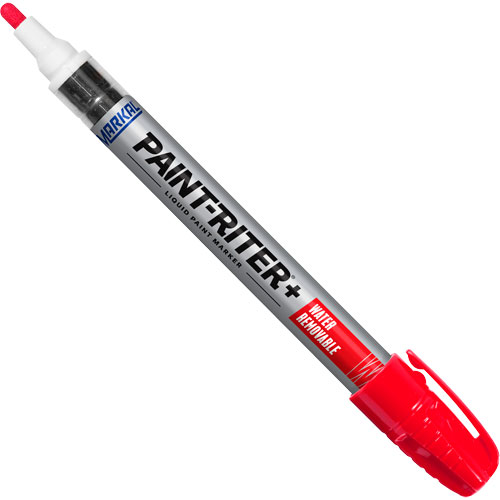 Paint-Riter&reg;+ Water Removable Paint Marker, Liquid, Red Chandler Sales