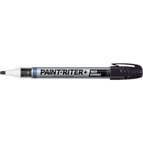 Marqueur &agrave; la peinture nettoyable &agrave; l'eau Paint-Riter+, Liquide, Noir Chandler Sales