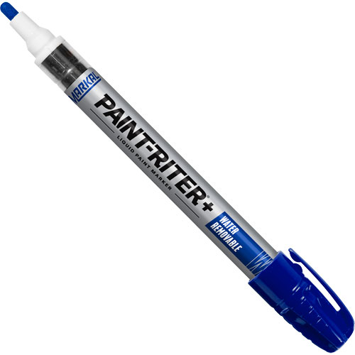 Paint-Riter&reg;+ Water Removable Paint Marker, Liquid, Blue Chandler Sales