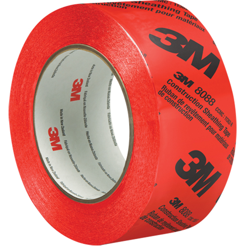 Construction Sheathing Tape 8088, 60 mm (2-3/8") x 66 m (216'), Red Chandler Sales