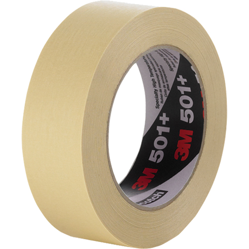 501+ High Temperature Masking Tape, 18 mm (3/4") x 55 m (180'), Tan Chandler Sales
