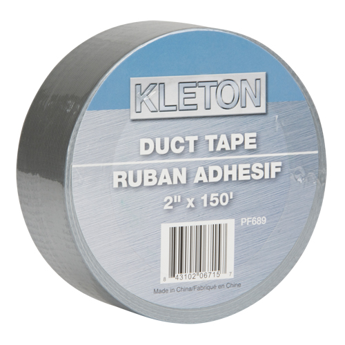 Utility Grade Duct Tape, 6 mils, Silver, 50 mm (2") x 45 m (148') Chandler Sales