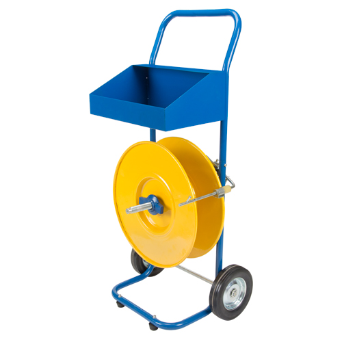 Distributeur de feuillards, Feuillard Polyester/Polypropyl&egrave;ne, Dia de noyau 8", largeur de rouleau 8" Chandler Sales