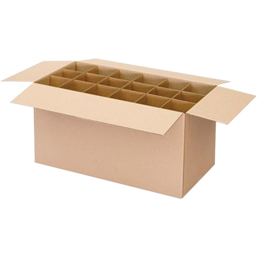 Boîte d'exp&eacute;dition pour cannettes a&eacute;rosols, 12-1/4" lo x 9-3/16" la x 10-5/16" h, ondulations C Chandler Sales