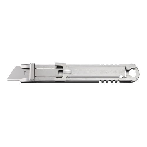 Couteau de s&eacute;curit&eacute; autor&eacute;tractable, 14,5 mm, Acier inoxydable, Prise en Acier inoxydable Chandler Sales