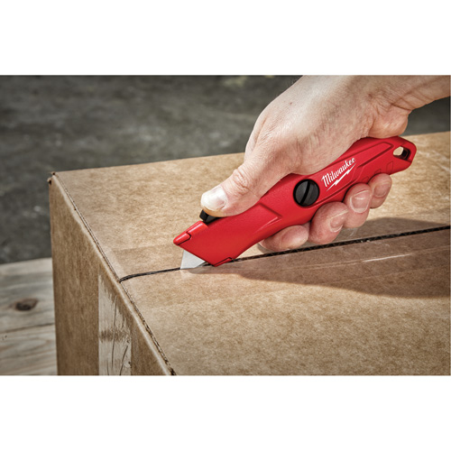 Self-Retracting Knife, 3/4", Steel, Metal Handle Chandler Sales