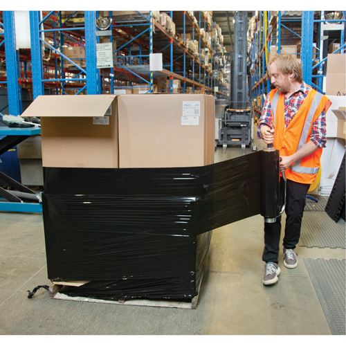 Film &eacute;tirable, Calibre 0,8 (20,3 microm&egrave;tres), 15" x 1500', Noir opaque Chandler Sales