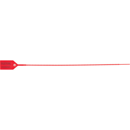 Standard-Duty Security Seal, 15", Plastic, Plastic Seal Chandler Sales