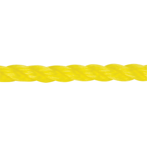 3/8" Braided Yellow Rope, Polypropylene, 630' Chandler Sales
