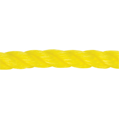 1/2" Braided Yellow Rope, Polypropylene, 335' Chandler Sales
