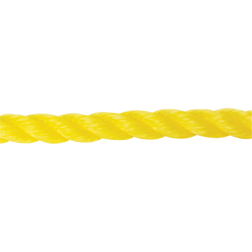 5/8" Braided Yellow Rope, Polypropylene, 200' Chandler Sales