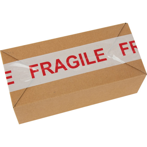 Ruban d'emballage Fragile, Adh&eacute;sif Thermofusible, 2 mils, 48 mm (2") x 100 m (328') Chandler Sales