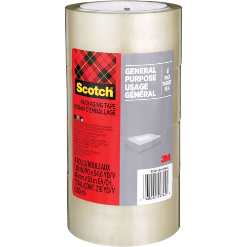 Ruban d'emballage pour l'exp&eacute;dition Scotch 175G, 48 mm (2") x 50 m (164') Chandler Sales