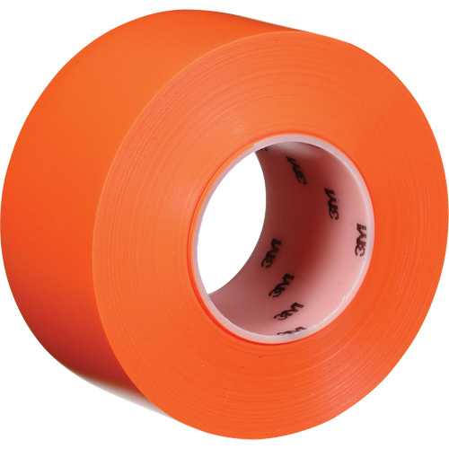 Durable Floor Marking Tape 971, 3" x 108', Vinyl, Orange Chandler Sales