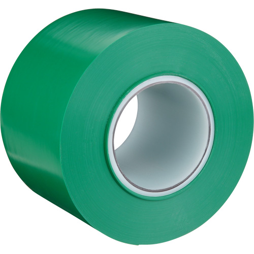 Durable Floor Marking Tape 971, 4" x 108', Vinyl, Green Chandler Sales