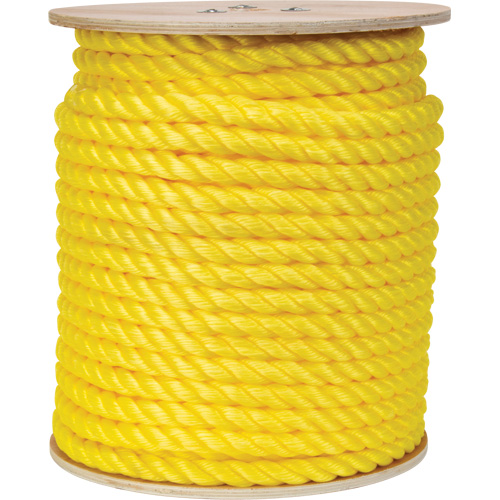 Braided Yellow Rope, Polypropylene, 300' Chandler Sales
