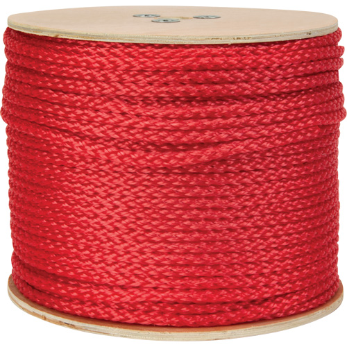 Braided Red Rope, Polypropylene, 500' Chandler Sales