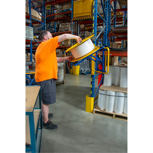 Strapping Dispenser, Polyester/Steel/Polypropylene Straps, 16"/8" Core Dia., 3"/8"/6" Roll Width Chandler Sales