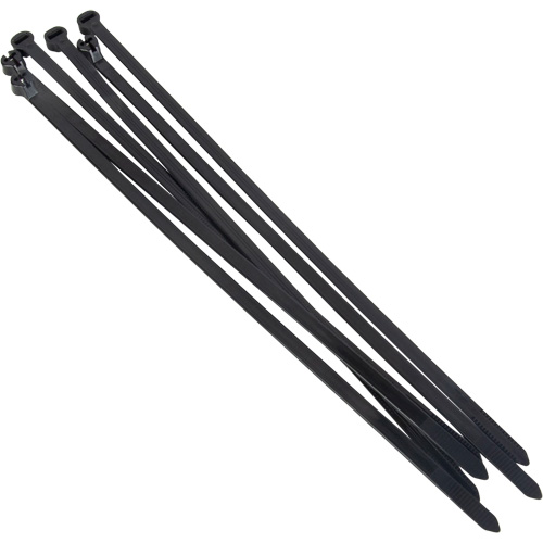 Steel Barb Cable Ties, 6" Long, 18 lbs. Tensile Strength, Black Chandler Sales