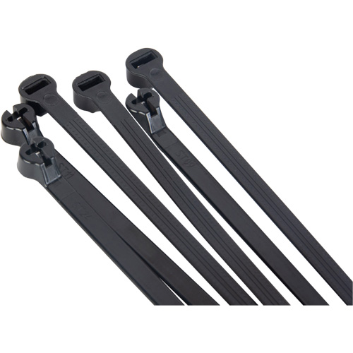 Steel Barb Cable Ties, 6" Long, 18 lbs. Tensile Strength, Black Chandler Sales