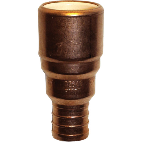 Adaptateur de tuyau, Embout femelle x PEX cannel&eacute;, 3/4" dia., Cuivre/PVC-C Chandler Sales