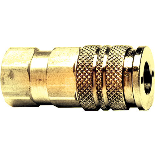 Automatic One-Handed Quick Disconnect, Brass, 1/4" x 3/8" Chandler Sales