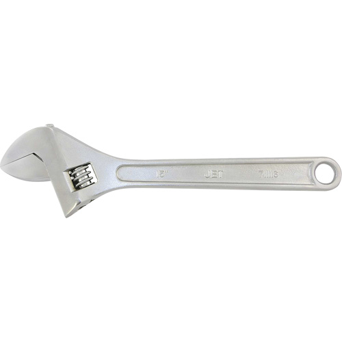 AW-15 Adjustable Wrench, 15" L, 1-7/8" Max Width, Chrome Chandler Sales