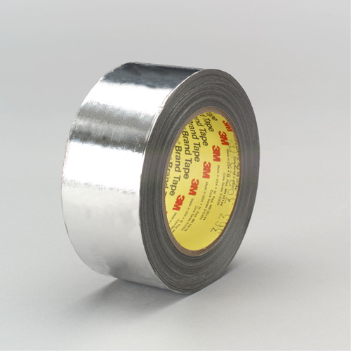High-Temperature Aluminum Foil/Glass Cloth Tape, 12 mm (1/2") W x 33 m (108') L Chandler Sales