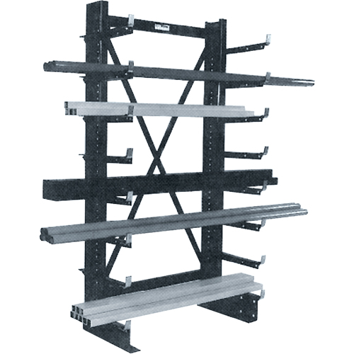 Rayonnage en porte-&agrave;-faux simple Minitree, 36" la x 76-3/16" h Chandler Sales