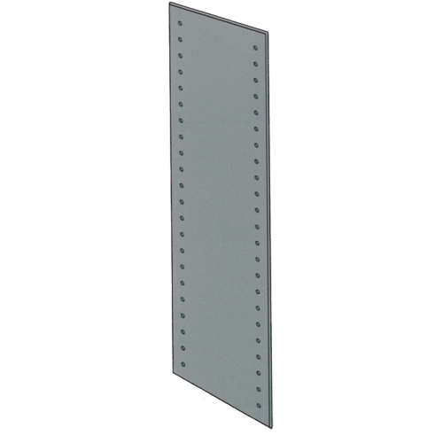 &eacute;tag&egrave;res &agrave; corni&egrave;res perfor&eacute;es - Panneaux lat&eacute;raux galvanis&eacute;s, 84" ha, 24" p, Acier galvanis&eacute; Chandler Sales