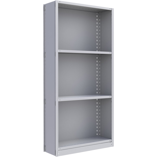 &eacute;l&eacute;ment de rayonnage Interlok, Acier, Sans boulons, Capacit&eacute; 800 lb, 36" la x 76" h x 24" p Chandler Sales