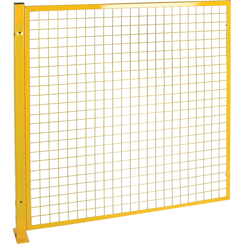 Protecteur de p&eacute;rim&egrave;tre de style treillis, 4' h x 4' la, Jaune Chandler Sales