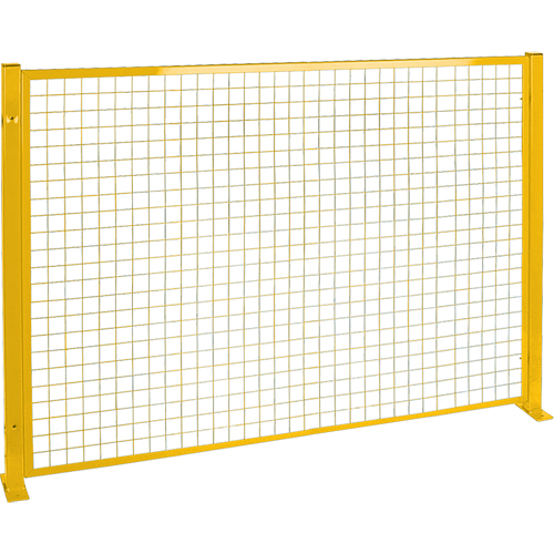 Protecteur de p&eacute;rim&egrave;tre de style treillis, 4' h x 8' la, Jaune Chandler Sales