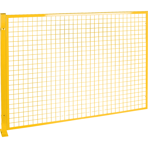 Protecteur de p&eacute;rim&egrave;tre de style treillis, 4' h x 8' la, Jaune Chandler Sales