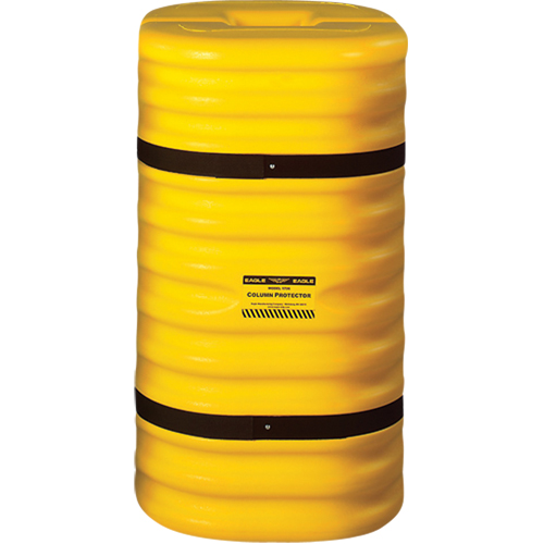 Protecteur de colonne, Ouverture int&eacute;rieure 8" x 8", 24" lo x 24" la x 42" h, Jaune Chandler Sales