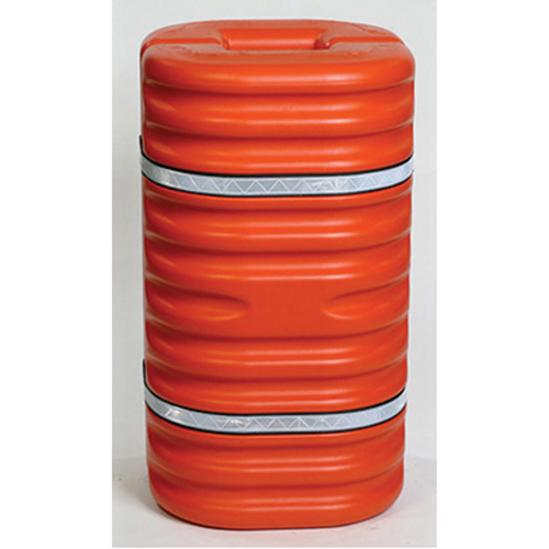 Column Protector, 8" Inside Opening, 24" L x 24" W x 42" H, Orange Chandler Sales